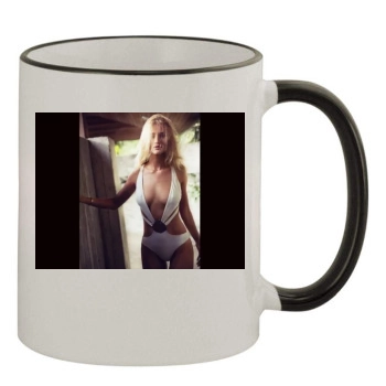 Rosie Huntington-Whiteley 11oz Colored Rim & Handle Mug