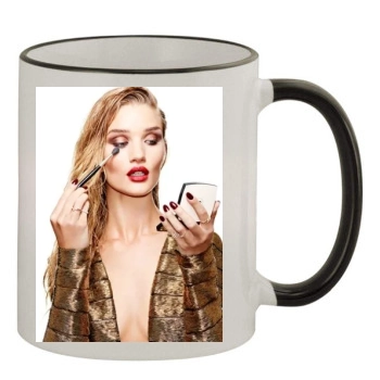 Rosie Huntington-Whiteley 11oz Colored Rim & Handle Mug