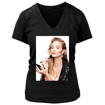 Rosie Huntington-Whiteley Women's Deep V-Neck TShirt