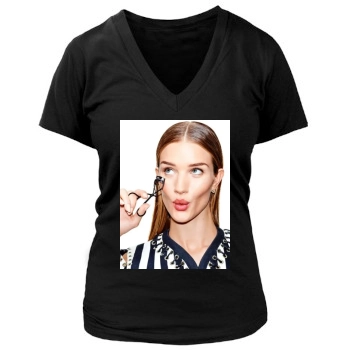 Rosie Huntington-Whiteley Women's Deep V-Neck TShirt