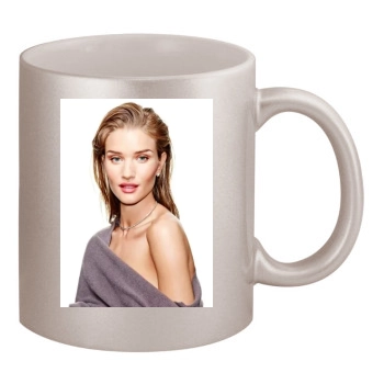 Rosie Huntington-Whiteley 11oz Metallic Silver Mug