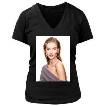 Rosie Huntington-Whiteley Women's Deep V-Neck TShirt