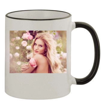 Rosie Huntington-Whiteley 11oz Colored Rim & Handle Mug