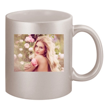 Rosie Huntington-Whiteley 11oz Metallic Silver Mug