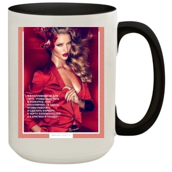 Rosie Huntington-Whiteley 15oz Colored Inner & Handle Mug