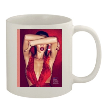 Rosie Huntington-Whiteley 11oz White Mug