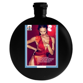 Rosie Huntington-Whiteley Round Flask