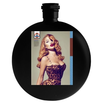 Rosie Huntington-Whiteley Round Flask