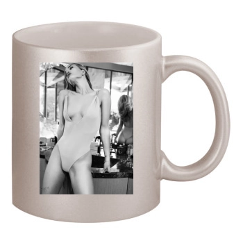 Rosie Huntington-Whiteley 11oz Metallic Silver Mug