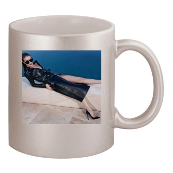 Rosie Huntington-Whiteley 11oz Metallic Silver Mug