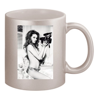 Rosie Huntington-Whiteley 11oz Metallic Silver Mug