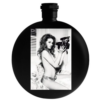 Rosie Huntington-Whiteley Round Flask