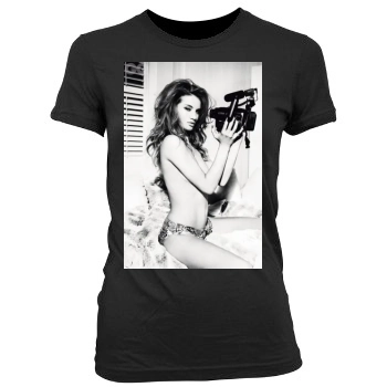 Rosie Huntington-Whiteley Women's Junior Cut Crewneck T-Shirt