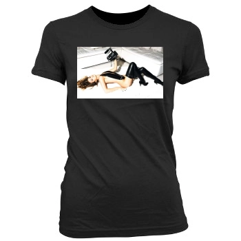 Rosie Huntington-Whiteley Women's Junior Cut Crewneck T-Shirt