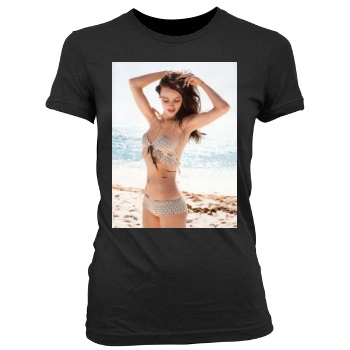 Rosie Huntington-Whiteley Women's Junior Cut Crewneck T-Shirt