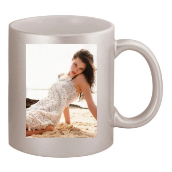 Rosie Huntington-Whiteley 11oz Metallic Silver Mug