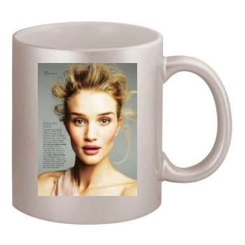 Rosie Huntington-Whiteley 11oz Metallic Silver Mug