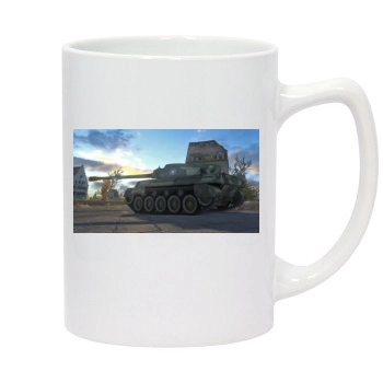 World of Tanks 14oz White Statesman Mug