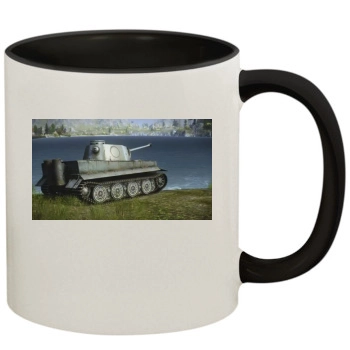 World of Tanks 11oz Colored Inner & Handle Mug