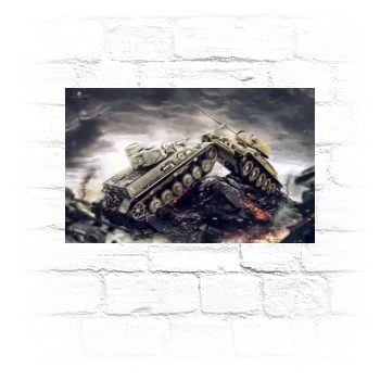 World of Tanks Metal Wall Art