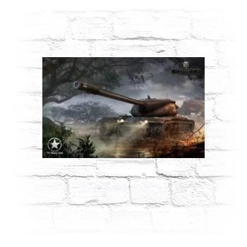 World of Tanks Metal Wall Art