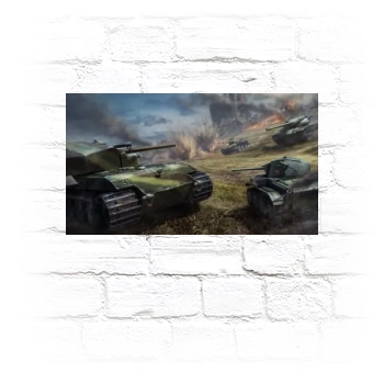 World of Tanks Metal Wall Art