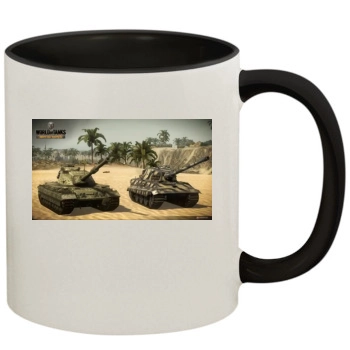 World of Tanks 11oz Colored Inner & Handle Mug