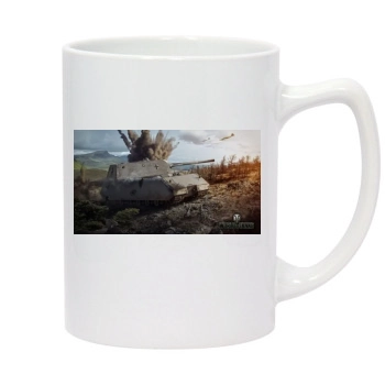 World of Tanks 14oz White Statesman Mug