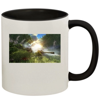 World of Tanks 11oz Colored Inner & Handle Mug