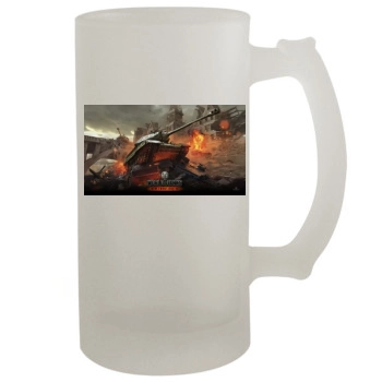 World of Tanks 16oz Frosted Beer Stein