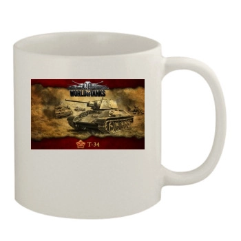 World of Tanks 11oz White Mug