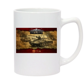 World of Tanks 14oz White Statesman Mug