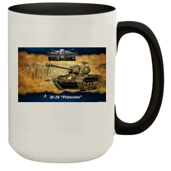 World of Tanks 15oz Colored Inner & Handle Mug