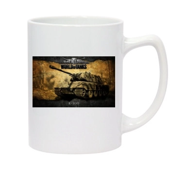 World of Tanks 14oz White Statesman Mug