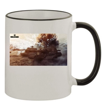 World of Tanks 11oz Colored Rim & Handle Mug