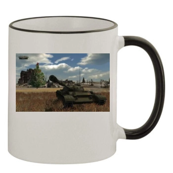 World of Tanks 11oz Colored Rim & Handle Mug