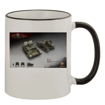 World of Tanks 11oz Colored Rim & Handle Mug