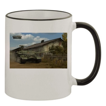 World of Tanks 11oz Colored Rim & Handle Mug