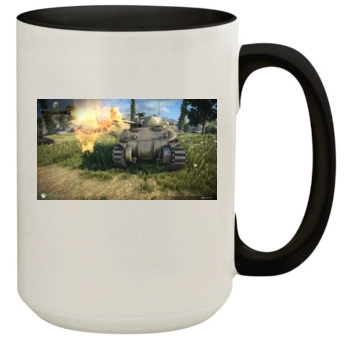 World of Tanks 15oz Colored Inner & Handle Mug