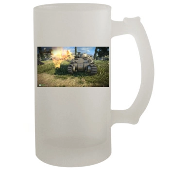 World of Tanks 16oz Frosted Beer Stein