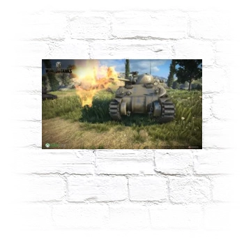 World of Tanks Metal Wall Art