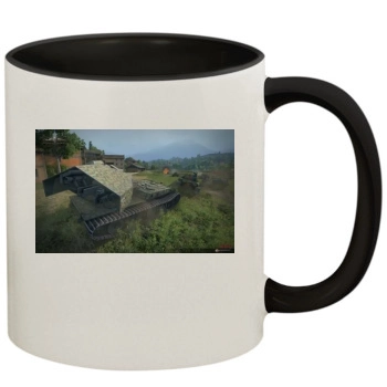 World of Tanks 11oz Colored Inner & Handle Mug