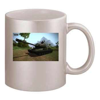 World of Tanks 11oz Metallic Silver Mug