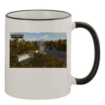 World of Tanks 11oz Colored Rim & Handle Mug