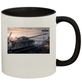 World of Tanks 11oz Colored Inner & Handle Mug