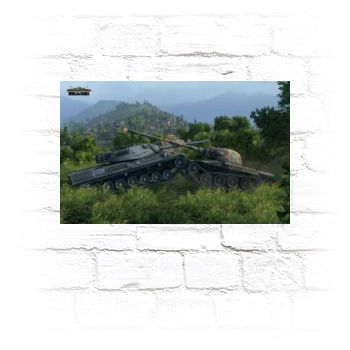 World of Tanks Metal Wall Art