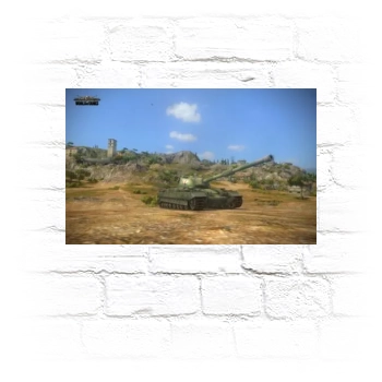 World of Tanks Metal Wall Art