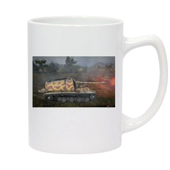 World of Tanks 14oz White Statesman Mug