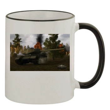 World of Tanks 11oz Colored Rim & Handle Mug