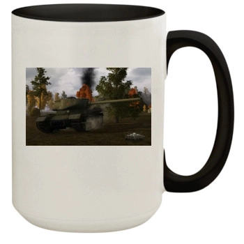 World of Tanks 15oz Colored Inner & Handle Mug